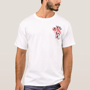 Vertikale Yoga-Kunst T-Shirt