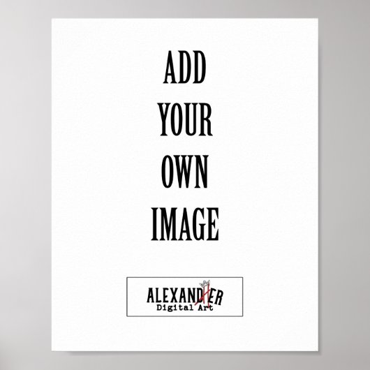 Vertikale Zeichen Poster (Vorne)