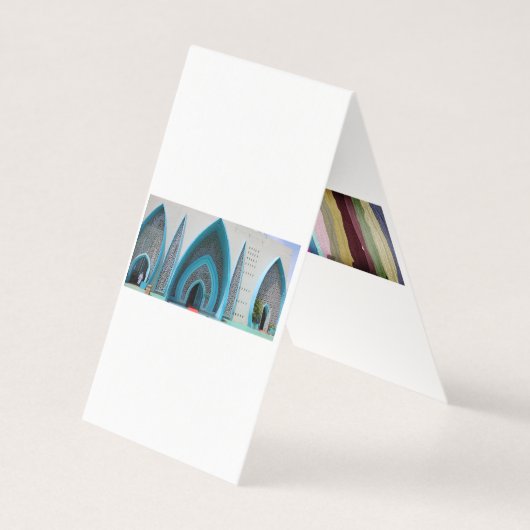 Vertikale Zeltfaltung (Vorderseite)