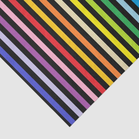 Vertikaler breiterer Spektrum-Regenbogen und Seidenpapier (Ausschnitt)