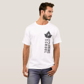Vertikaler Entwurf des Shirts der Männer (Vorne ganz)