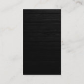 Vertikaler Holzeffekt attraktive Visitenkarte (Rückseite)