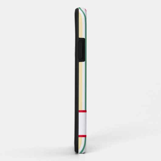 Vertikaler individuelle Name im Federstil Case-Mate iPhone Hülle (Hinten/Rechts)