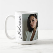 Vertikaler Moment mit Name Kaffeetasse (Links)