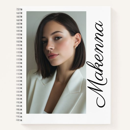 Vertikaler Moment mit Name Notizblock (Vorderseite)