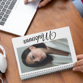 Vertikaler Moment mit Name Notizblock