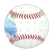 Vertikaler, nahtloser Rahmen für die Wasserfarbe Baseball (Rückseite)