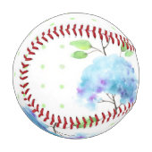 Vertikaler, nahtloser Rahmen für die Wasserfarbe Baseball (Vorderseite Links)