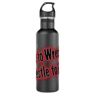 Vertikaler personalisierter Wrestling Trinkflasche