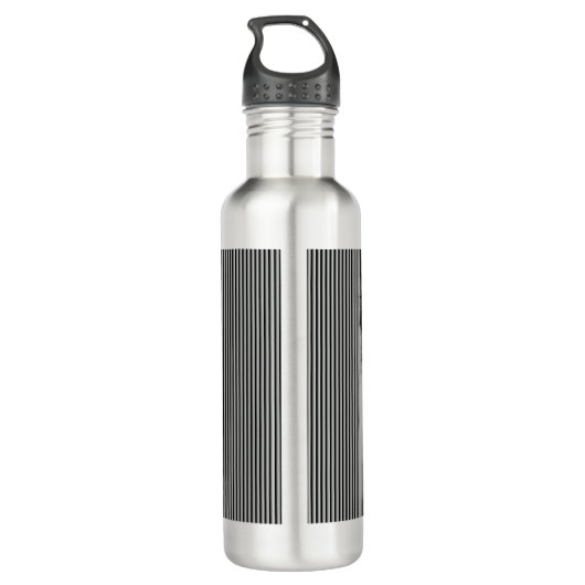 Vertikaler Rhythmus Edelstahlflasche (Rückseite)