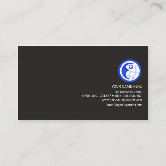 Vertikaler Rotkolonne Stripteur Visitenkarte (Rückseite)