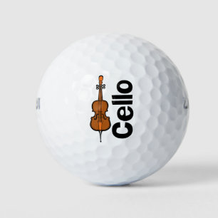 Vertikaler Text von Cello Golfball