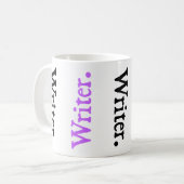 Vertikaler Umkehrung Colorsplash Verfasser Kaffeetasse (Vorderseite Links)