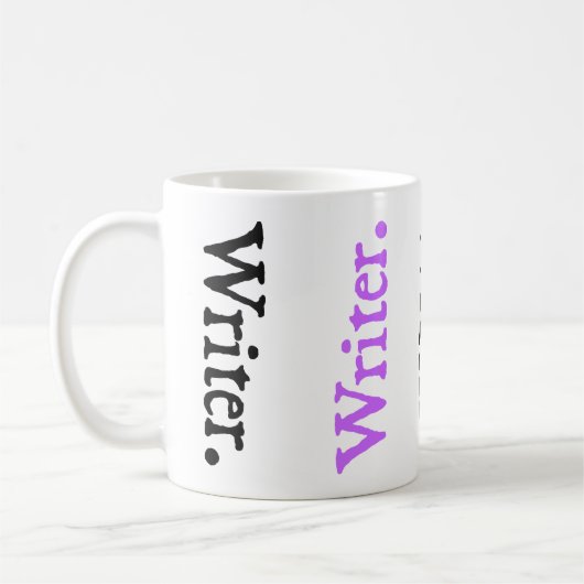 Vertikaler Umkehrung Colorsplash Verfasser Kaffeetasse (Links)