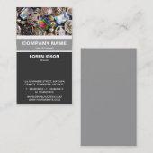 Vertikaler Verband - Blende Visitenkarte (Vorne/Hinten)