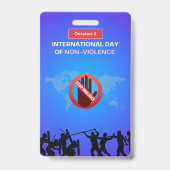 Vertikales Abzeichen Ausweis (Rückseite)