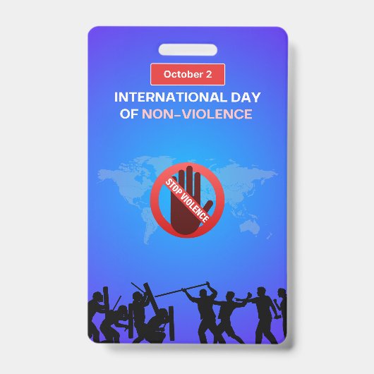 Vertikales Abzeichen Ausweis (Vorderseite)