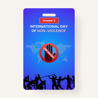 Vertikales Abzeichen Ausweis