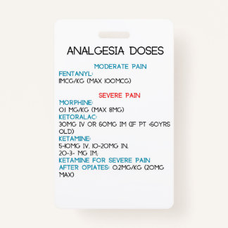 Vertikales Abzeichen Ausweis