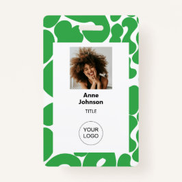 Vertikales Abzeichen Ausweis