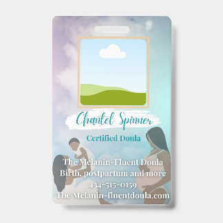 Vertikales Abzeichen Ausweis