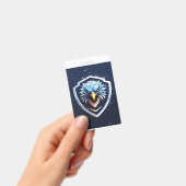 Vertikales Abzeichen mit Adler Ausweis (Handheld)