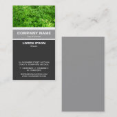 Vertikales Banded - Unterholzwachstum Visitenkarte (Vorne/Hinten)