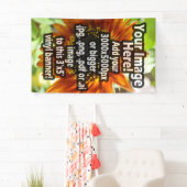 Vertikales, benutzerdefiniertes, vollfarbiges Viny Banner (Insitu)