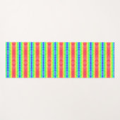 Vertikales Bild eines lebendigen, regenbogenfarben Yogamatte (Vorderseite (Horizontal))