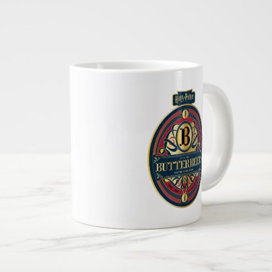Vertikales BUTTERBEER™-Logo Jumbo-Tasse (Vorderseite Rechts)
