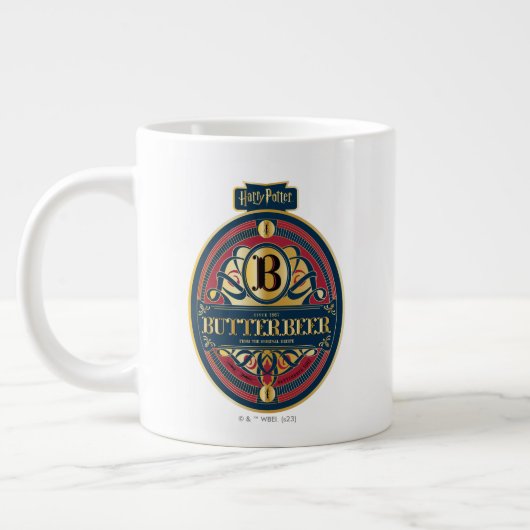 Vertikales BUTTERBEER™-Logo Jumbo-Tasse (Links)
