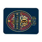 Vertikales BUTTERBEER™-Logo Magnet (Horizontal)