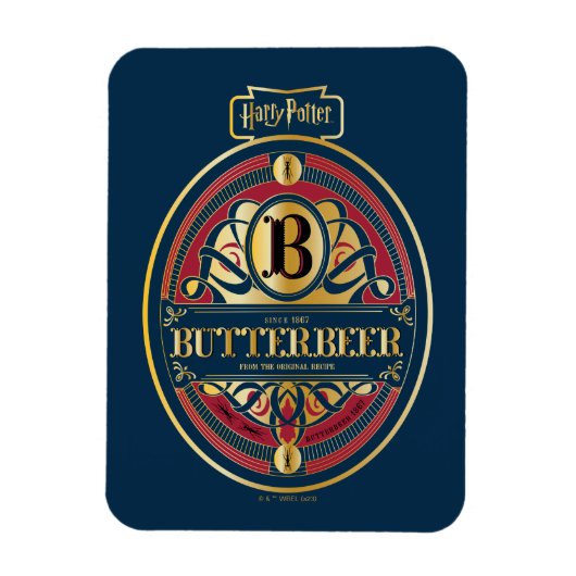 Vertikales BUTTERBEER™-Logo Magnet (Vertikal)