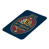 Vertikales BUTTERBEER™-Logo Magnet (Linke Seite)