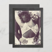 Vertikales chalkuliertes Vorlagenpaar Ankündigungspostkarte (Vorne/Hinten)