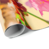 Vertikales Cluster von Sakura-Blume Geschenkpapier (Rolleneckpunkt)