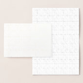 Vertikales Design 27 Folienkarte (Anzeige)