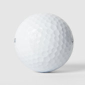 Vertikales Design Drei Golfball (Vorderseite)