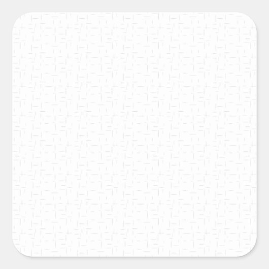 Vertikales Design Drei Quadratischer Aufkleber (Vorderseite)