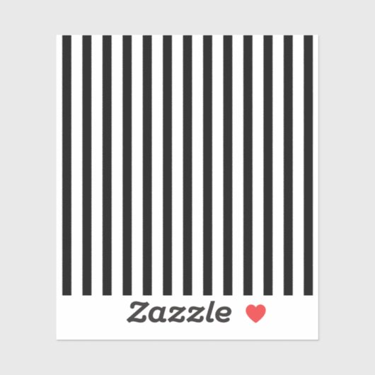 Vertikales Design eins Aufkleber (Blatt)