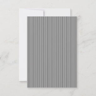 Vertikales Design eins RSVP Karte