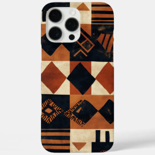 Vertikales Design mit afrikanischen Elementen iPhone 16 Pro Max Hülle
