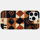Vertikales Design mit afrikanischen Elementen Case-Mate iPhone Hülle (Rückseite (Horizontal))