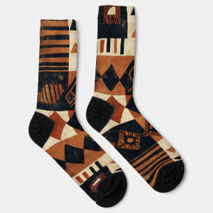 Vertikales Design mit Socken für die Crew afrikani