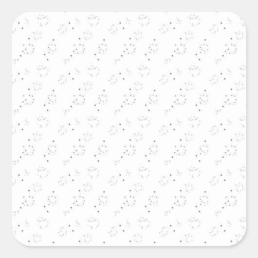 Vertikales Design Quadratischer Aufkleber (Vorderseite)
