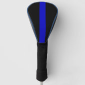 Vertikales dünnes Blue Line Golf Headcover (Vorderseite)