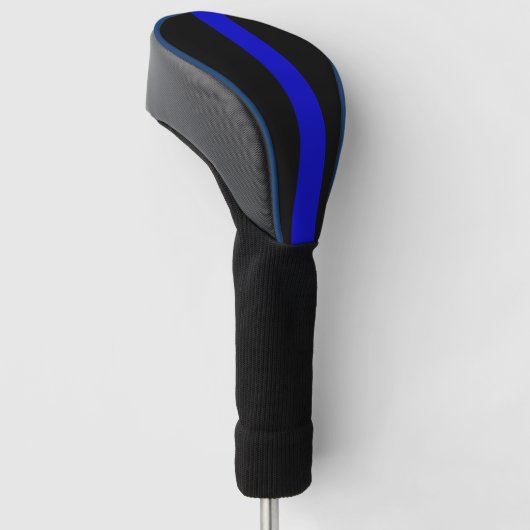 Vertikales dünnes Blue Line Golf Headcover (angewinkelt)