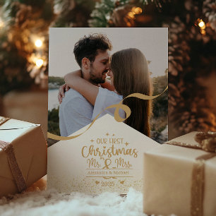 Vertikales Erstes Weihnachten Vollfoto-Layout