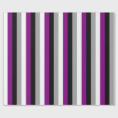 Vertikales Flag für den asexuellen Stolz Geschenkpapier (Flach)