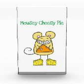 Vertikales Foto Block Mousey Cheesy Pie Pizza (Vorderseite)